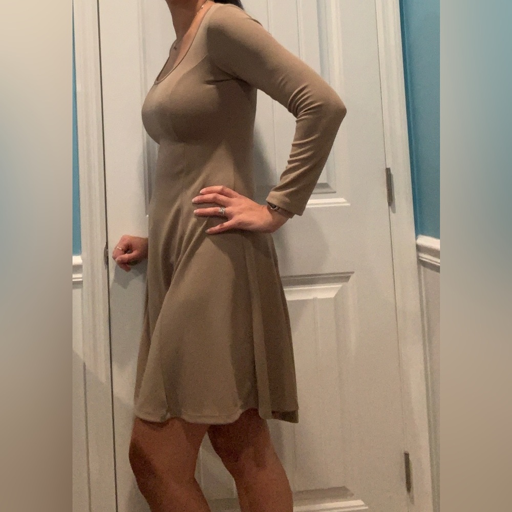 Tan dress size small